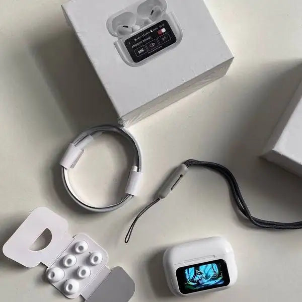 A9 Pro Airpods ANC/ENC Touch Screen Wireless (Buzzer)